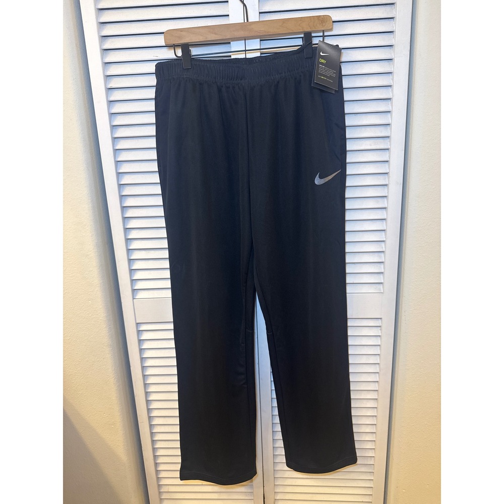 Nike Mens Dry Training Pants Black Dri-FIT Standard Fit XL 927388-010 NEW